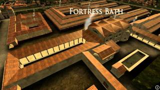 Animation of ancient Roman Fort in Caerleon Wales [upl. by Myo]