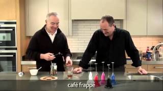 How to make a frappé coffee using an aerolatte milk frother [upl. by Bohlen]