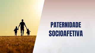 Paternidade socioafetiva [upl. by Genisia4]