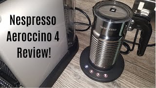 Nespresso Aeroccino 4 Milk Frother Review  Worth upgrading from the Aeroccino 3 [upl. by Sofer]