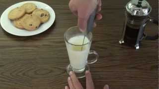 Aerolatte  The Original Steam Free Milk Frother [upl. by Uolymme]