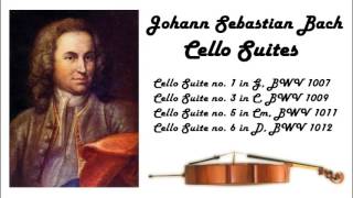 Johann Sebastian Bach  Cello suites in 432 Hz great for reading or studying [upl. by Ahtnammas]