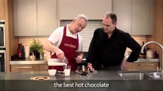 How to make a hot chocolate using an aerolatte milk frother [upl. by Moya]