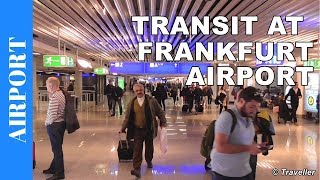 TRANSIT WALK AT FRANKFURT Airport FRA Terminal 1  Connection Flight Transfer Arriving amp Departing [upl. by Harraf]